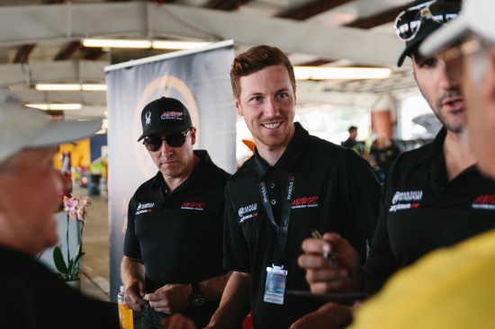 Mantella Autosport hosted tech talks with Corvette and Camaro fans were well received. 